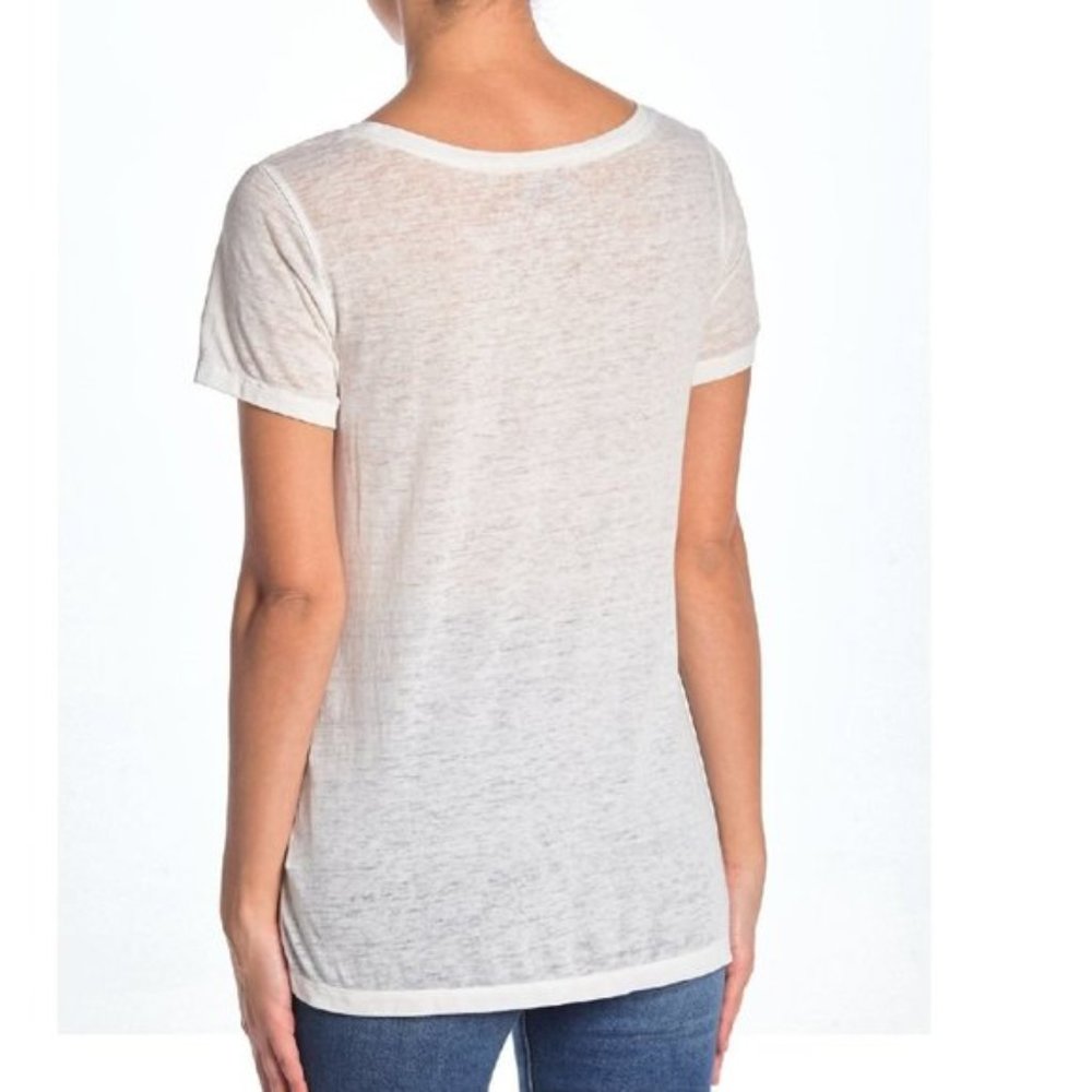 🛍3/$30🛍🎁SUSINA Ruched Burnout T-Shirt - Picture 2 of 7